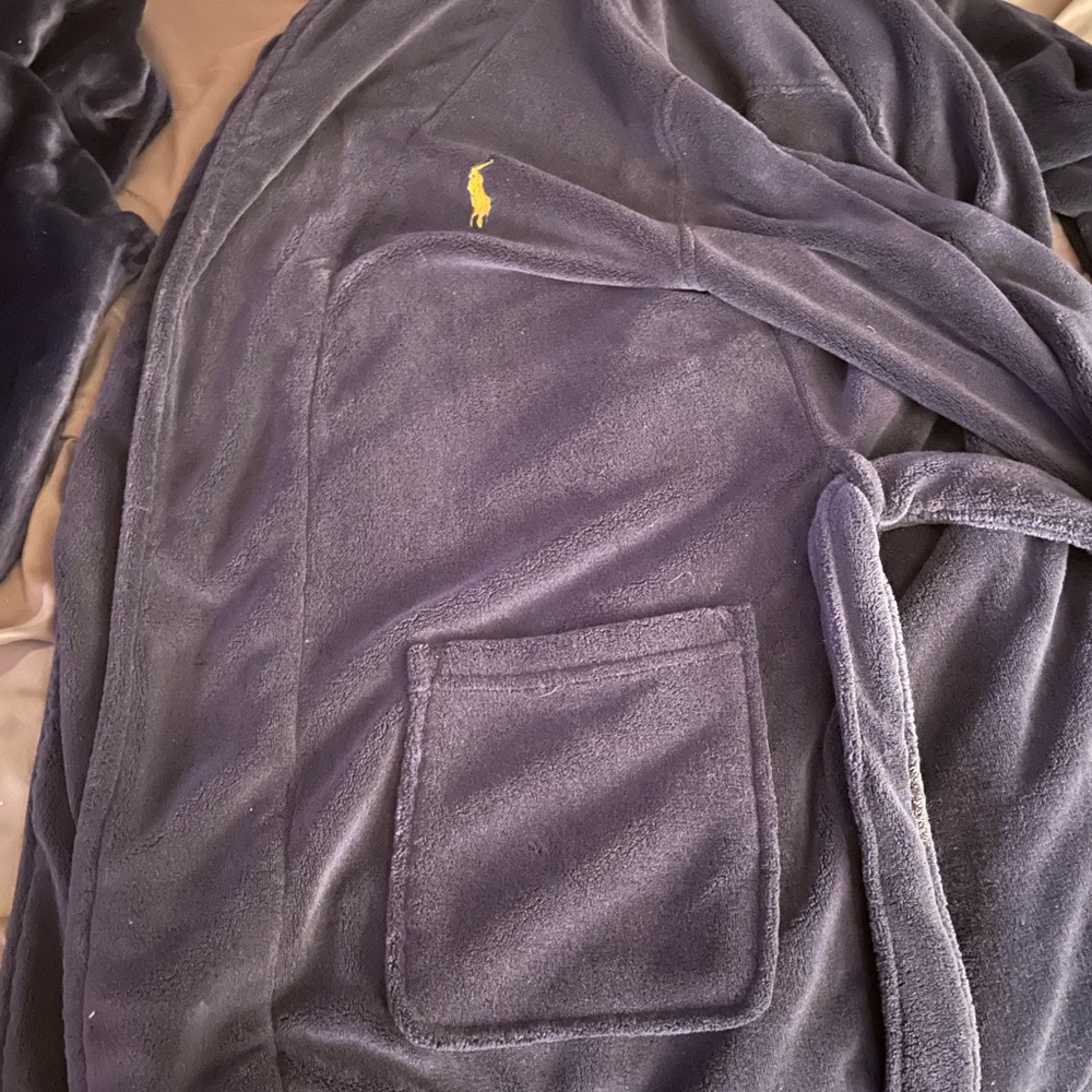 Navy Men’s Polo Ralph Lauren Robe Size Small